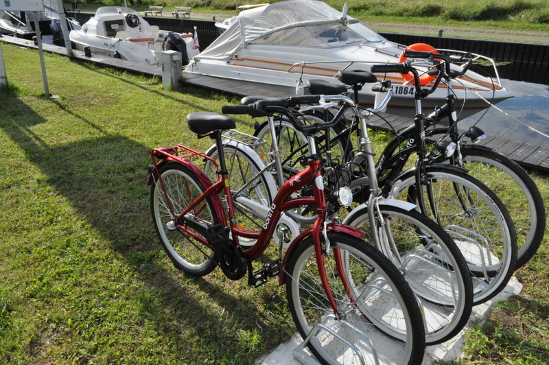 wypożyczalnia rowerów na Kanale Młyńskim 